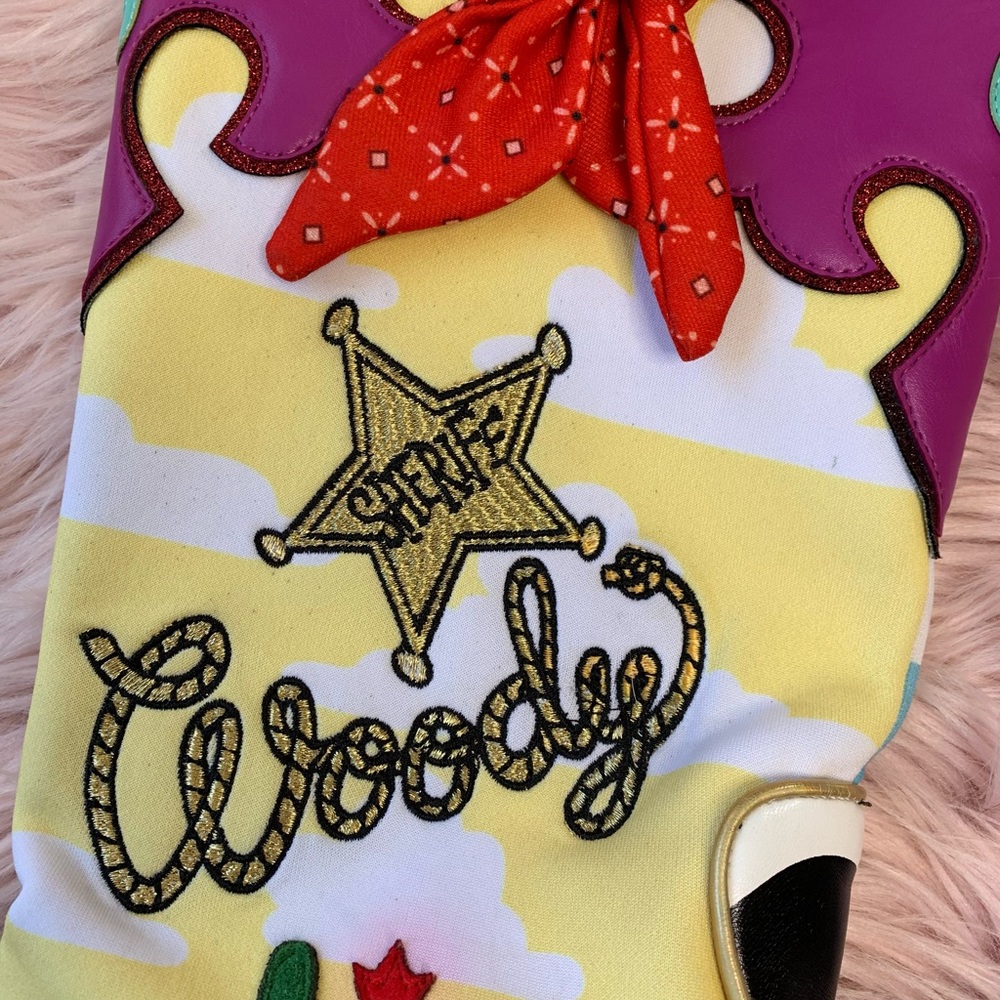 Toy Story RARE Sold Out Irregular Choice Woody Cowgirl / Cowboy Boots - Picture 9 of 12